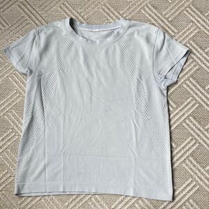Lululemon white Short Sleeve Athletic Top